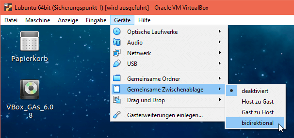 lubuntu install guest additions virtualbox